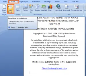 How to Format Your Book for Amazon Kindle Using Microsoft Word in Only ...