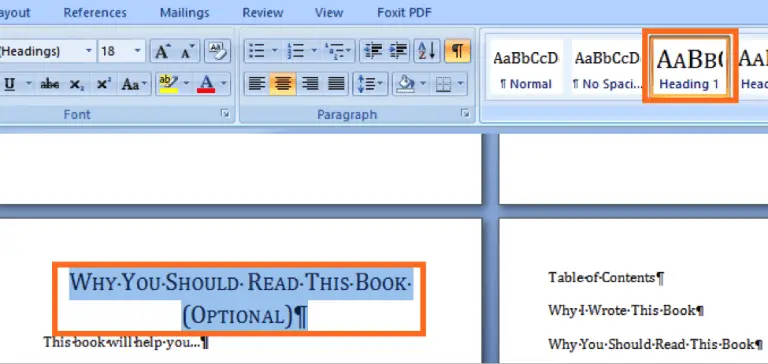 How to Format Your Book for Amazon Kindle Using Microsoft Word in Only ...