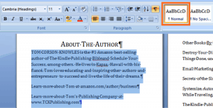 How to Format Your Book for Amazon Kindle Using Microsoft Word in Only ...