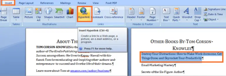 How to Format Your Book for Amazon Kindle Using Microsoft Word in Only ...