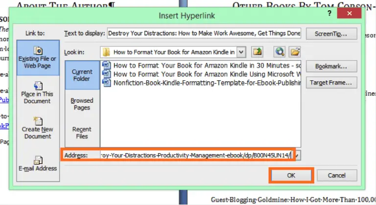 How to Format Your Book for Amazon Kindle Using Microsoft Word in Only ...