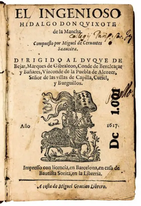 don quixote early novel image