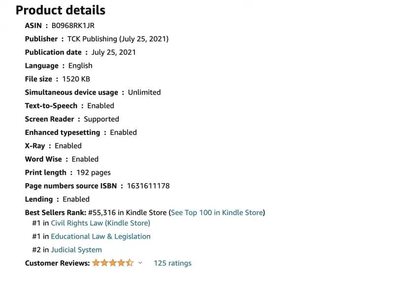 The Law Says What Amazon image