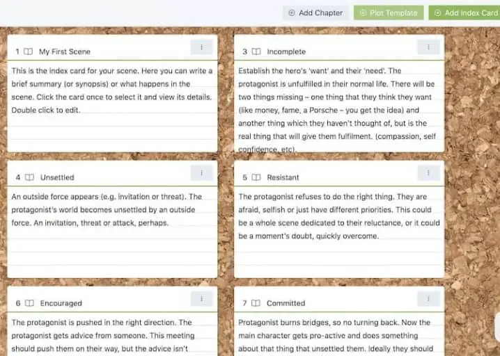 character driven plot template image